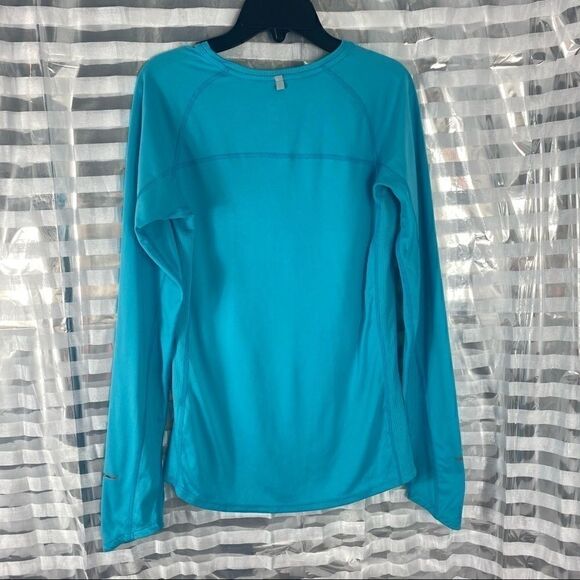 Nike Dry Fit Blue Long Sleeve Shirt - Picture 5 of 9